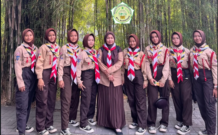 Regu Pramuka MTs Assalafiyyah Berlaga di LT4 Kwarda DIY